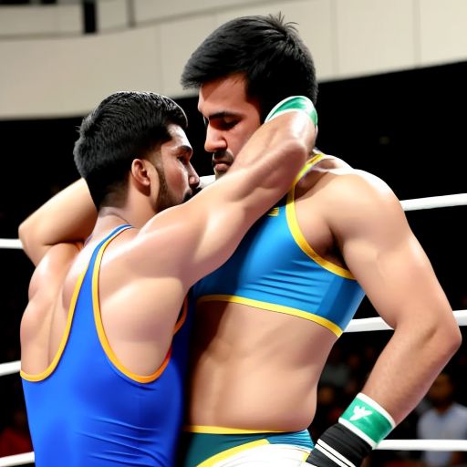 摔跤比赛：印度选手获得冠军