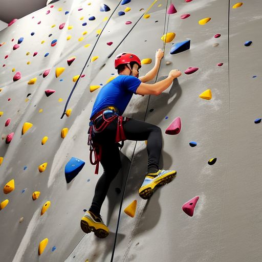 室内攀岩：攀登垂直墙壁的技巧和战略