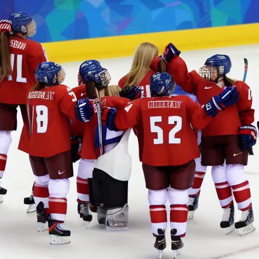 美国女子冰球队夺得奥运金牌