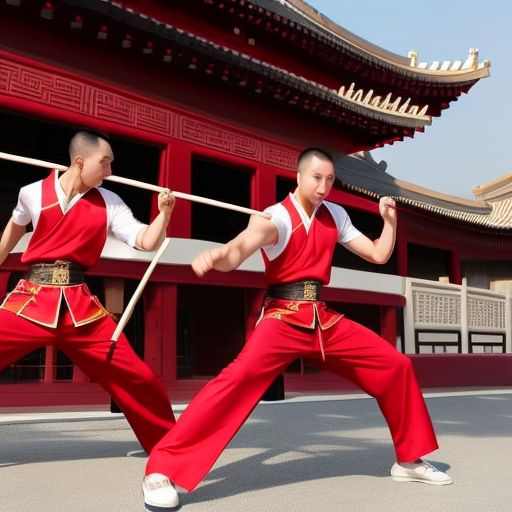 传统中国武术：柔和棍、剑、刀术，体现中国武术文化