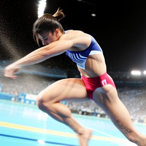 田径奥运会金牌得主：速度和力量的体现
